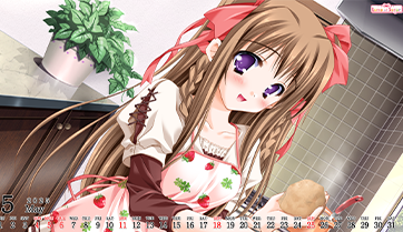 ランプオブシュガーファンクラブサイトに5月版カレンダー壁紙を公開しました！